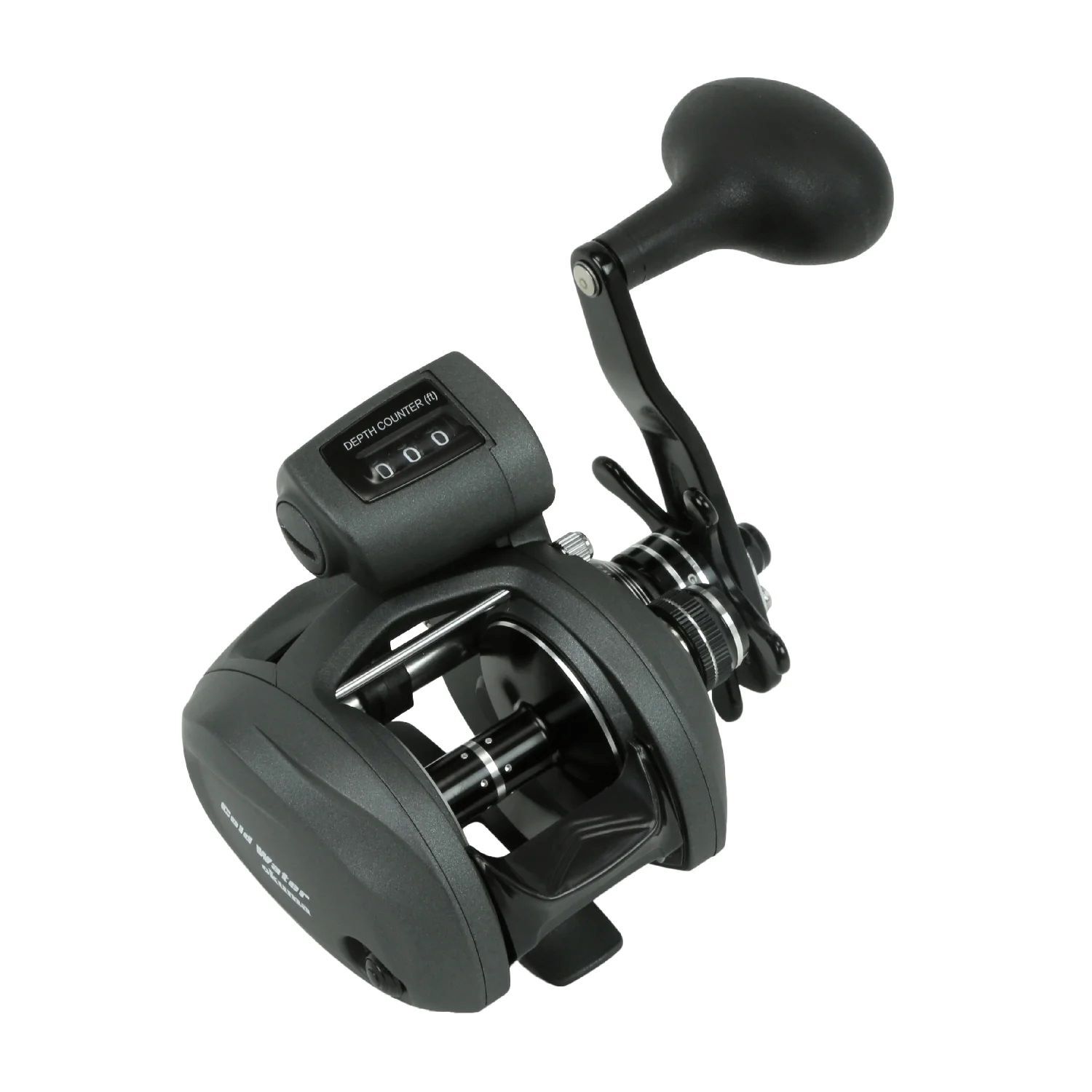 Okuma Cold Water SS Low Profile Line Counter 354 Baitcaster Reel, Left Handed