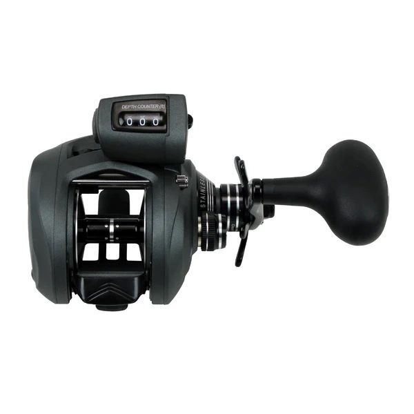 Okuma Cold Water SS Low Profile Line Counter 354 Baitcaster Reel, Left Handed