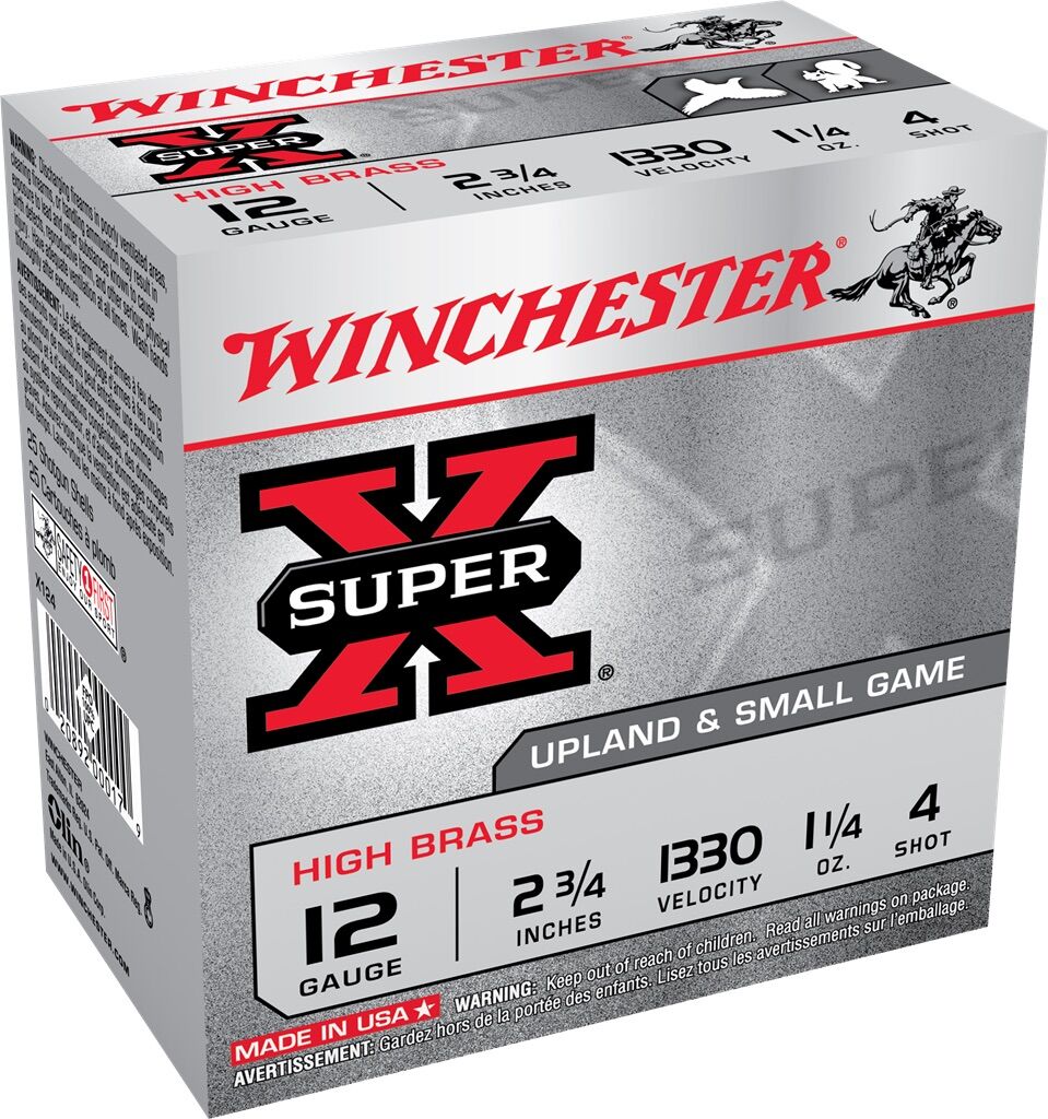 12 Gauge 2.75' Super-X 6 Shot Upland and Small Game Shells