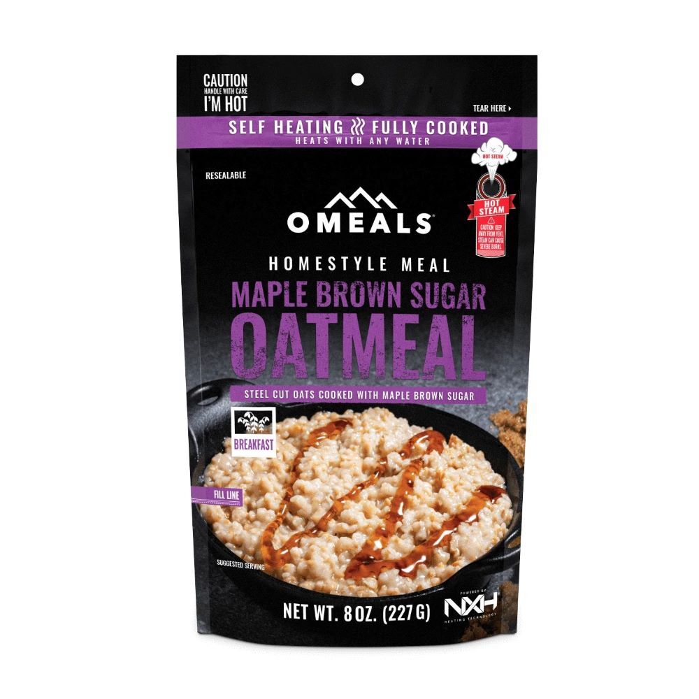 Omeals Maple Brown Sugar Oatmeal Freeze Dried Meal