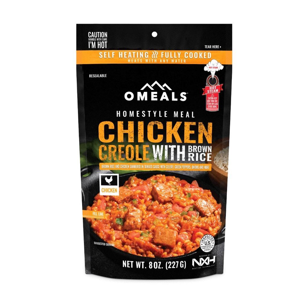 Omeals Chicken Creole with Brown Rice Freeze Dried Meal