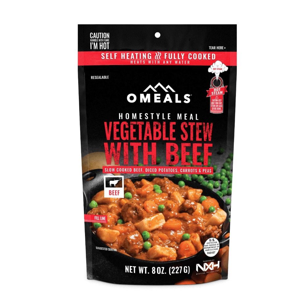 Omeals Vegetable Stew with Beef Freeze Dried Meal