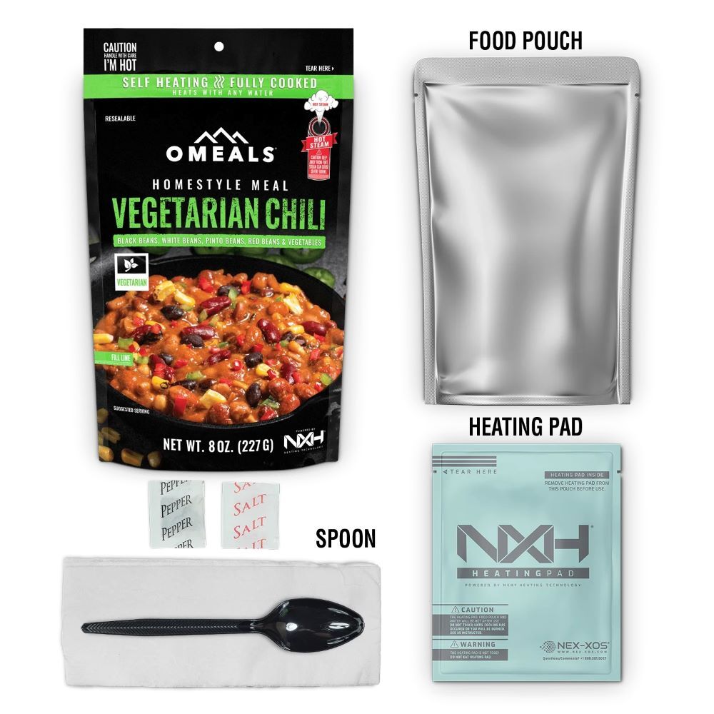 Omeals Vegetarian Chili Freeze Dried Meal