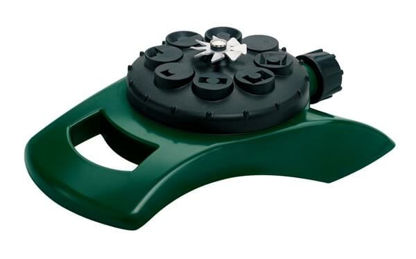 Orbit Plastic 8-Pattern Turret Sprinkler, 17.5-Ft