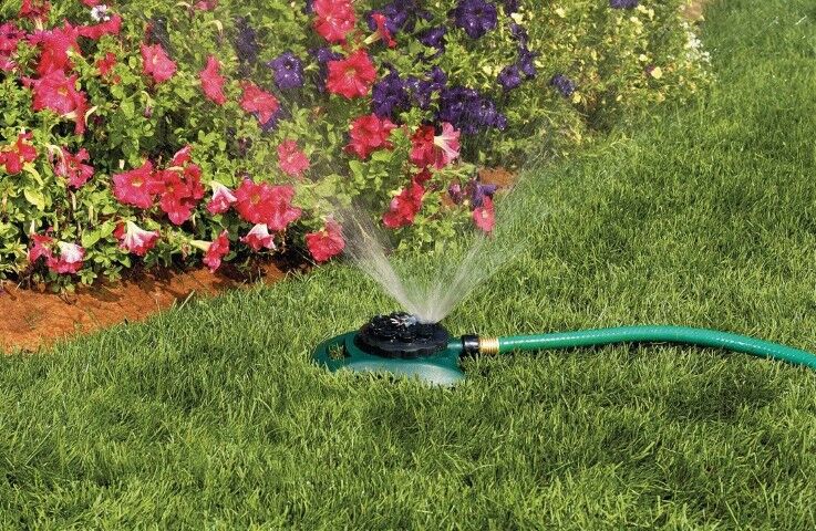 Orbit Plastic 8-Pattern Turret Sprinkler, 17.5-Ft
