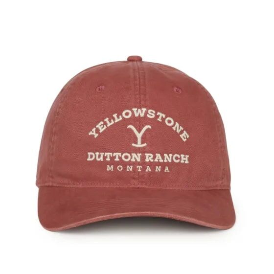 Outdoor Cap Men's Yellowstone Dutton Ranch Cap in Red