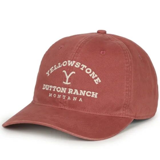 Outdoor Cap Men's Yellowstone Dutton Ranch Cap in Red
