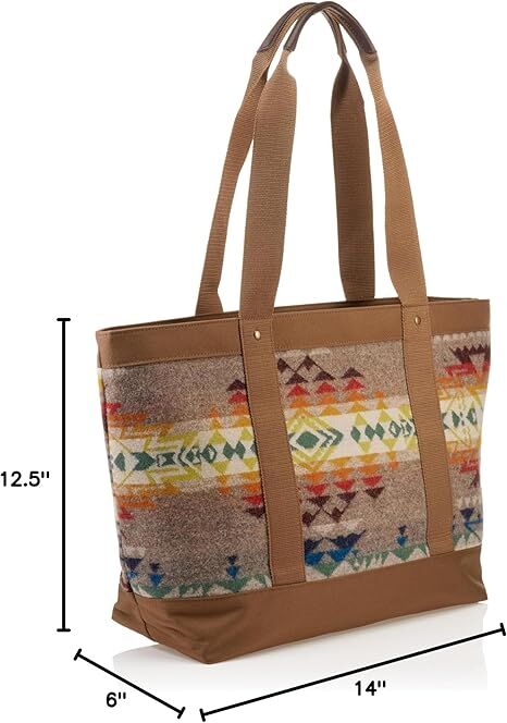 Pendleton Women's Zip Tote in Highland Peak Tan