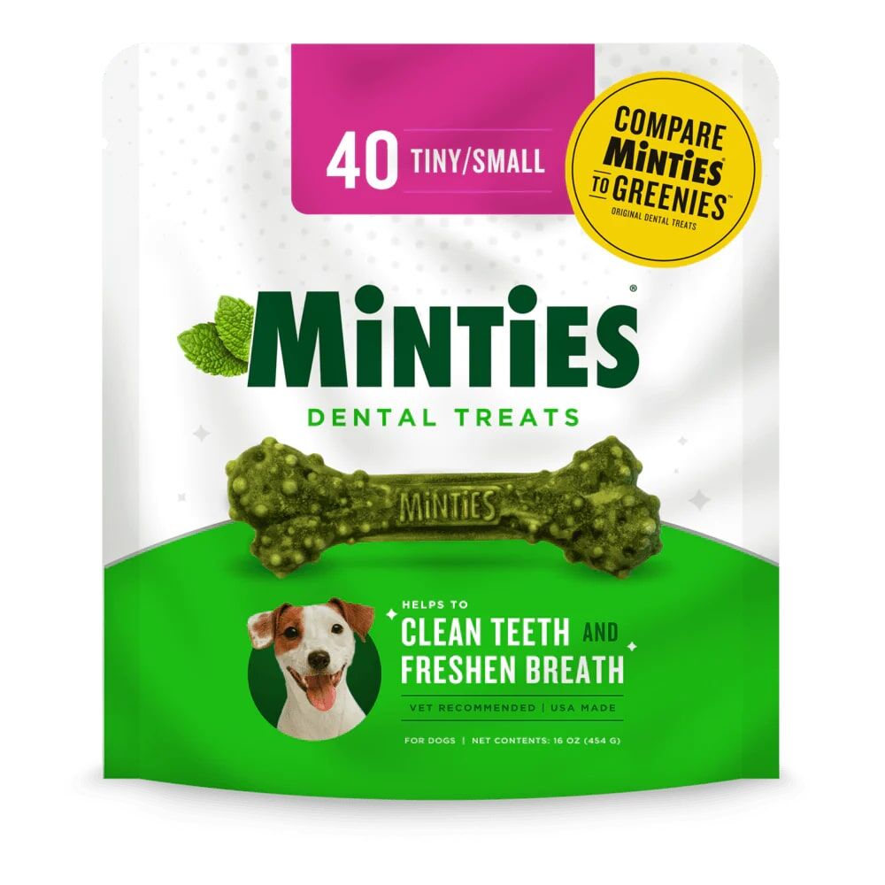 Minties Dental Dog Treats for Small/Tiny Dogs