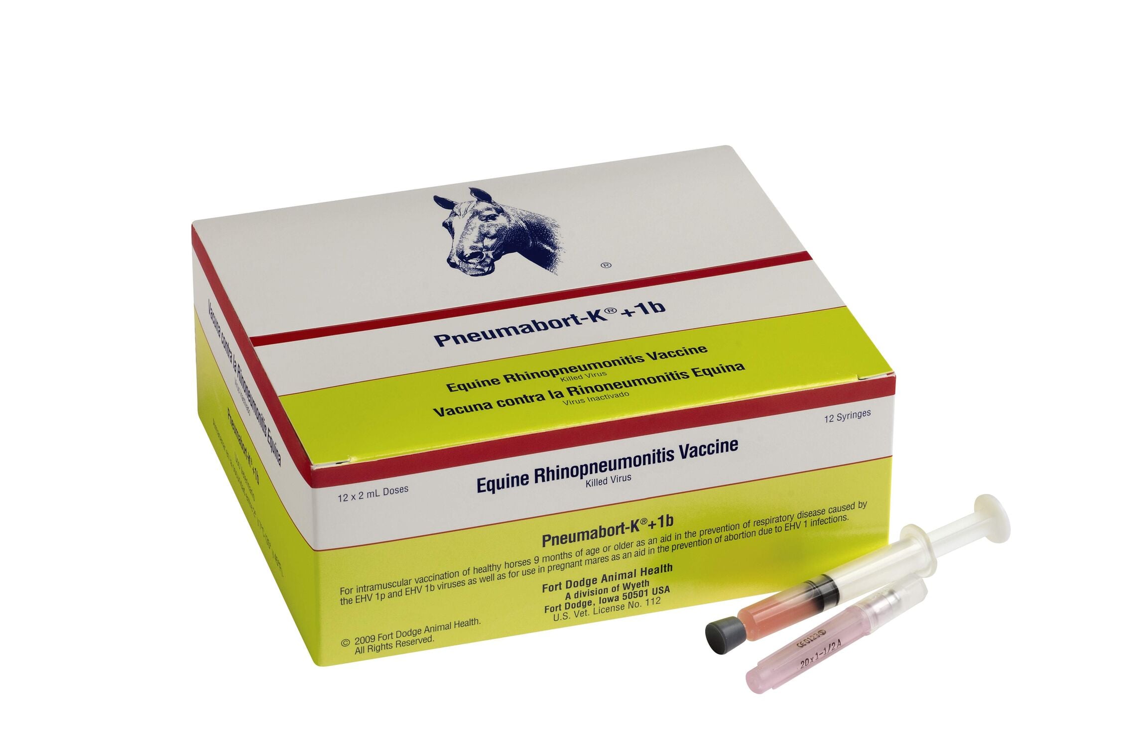 PNEUMABORT-K® + 1b Equine Rhinopneumonitis Vaccine Killed Virus