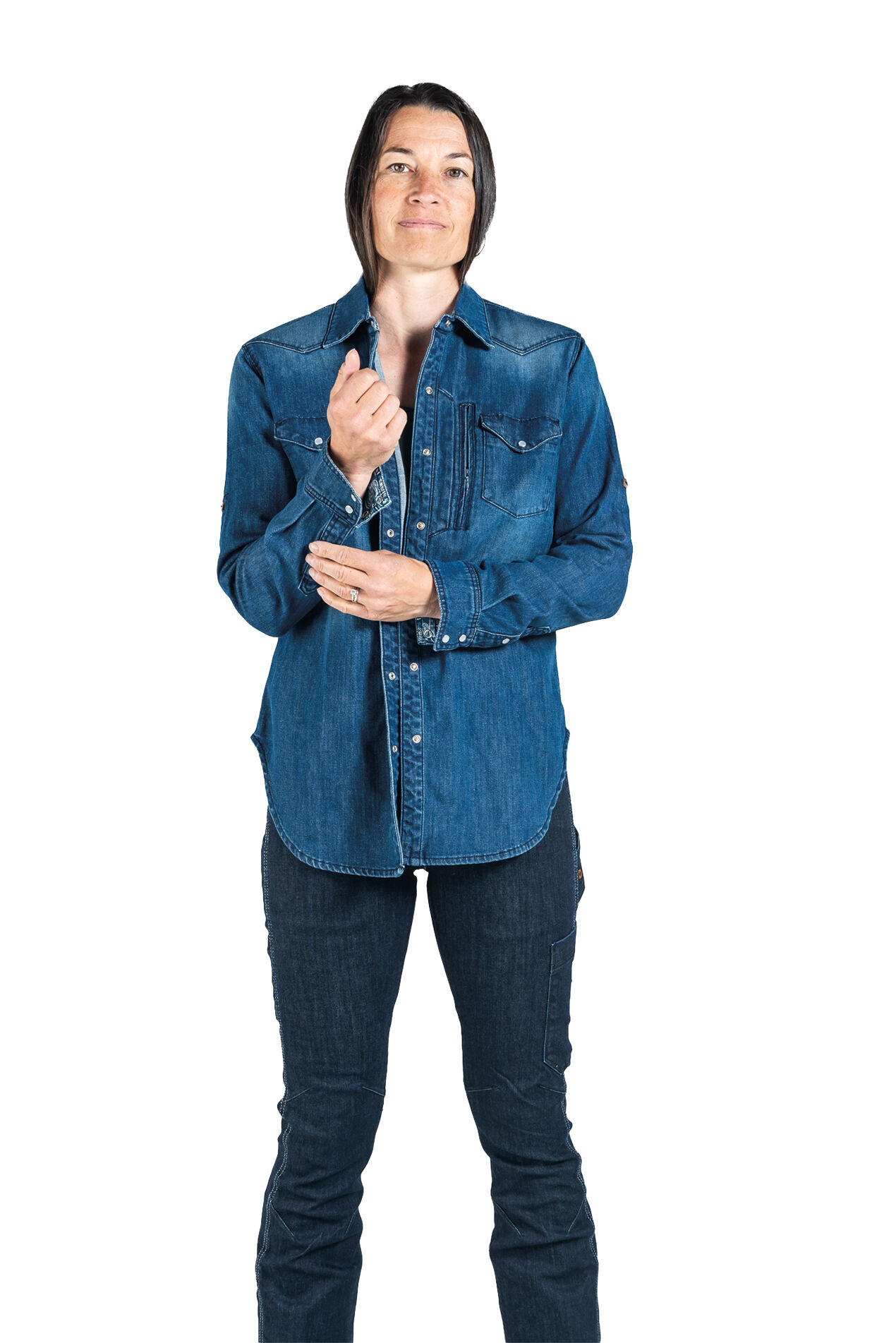 Dovetail Workwear Women's Zeller Workshirt in Indigo