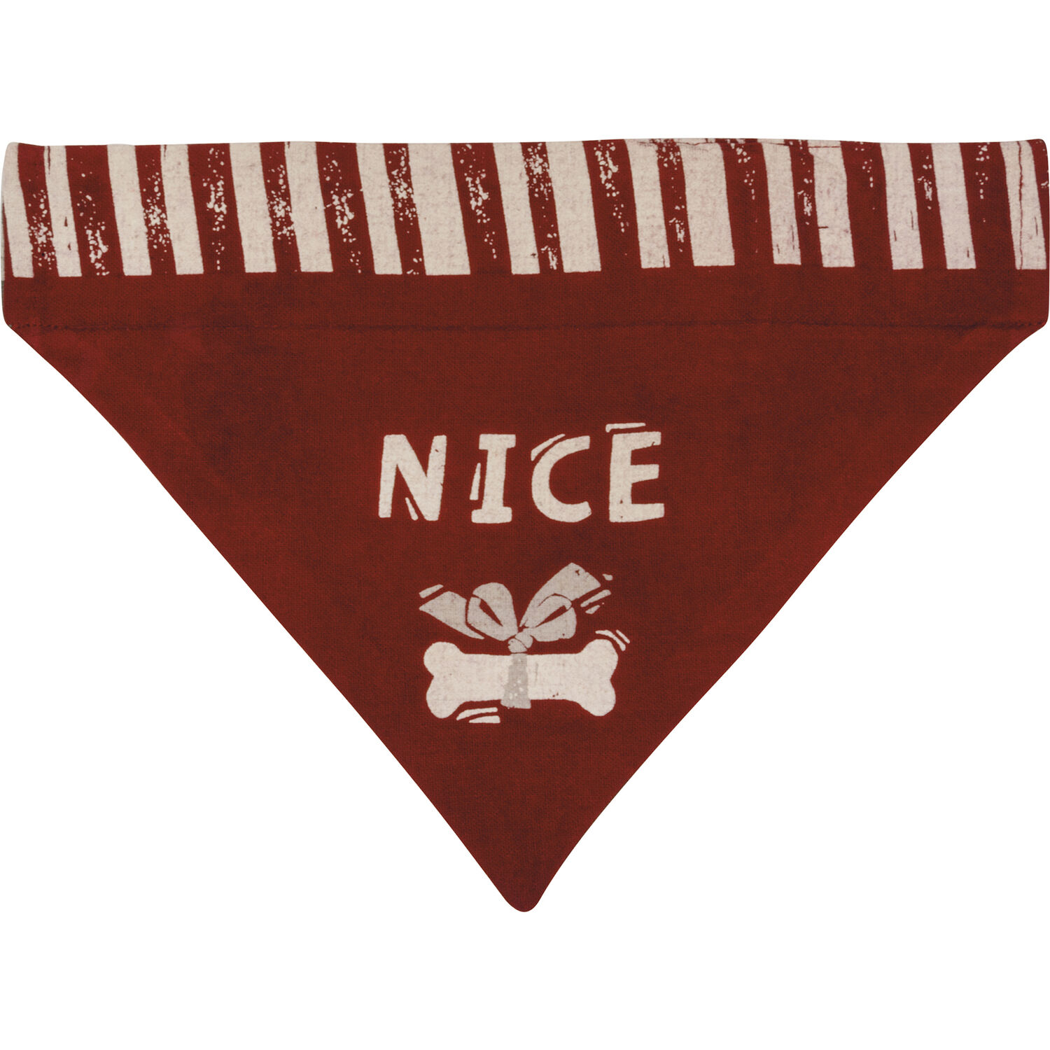 "Naughty & Nice" Large Pet Collar Bandana