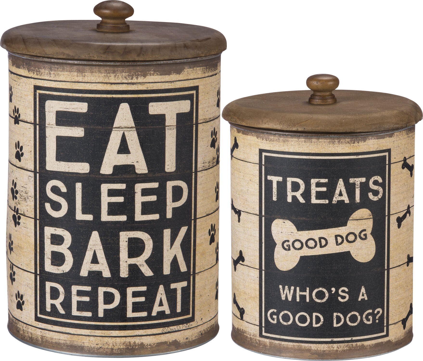 Dog Treats Canister Set