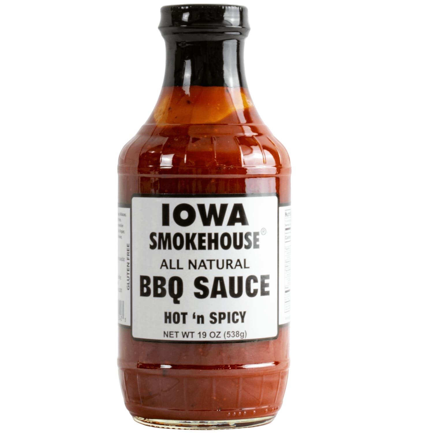 Iowa Smokehouse Hot 'N Spicy BBQ Sauce, 19-Oz