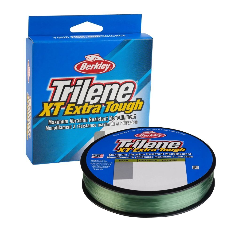 Berkley Trilene XT Low-Vis Green Monofilament Fishing Line, 330-Yd