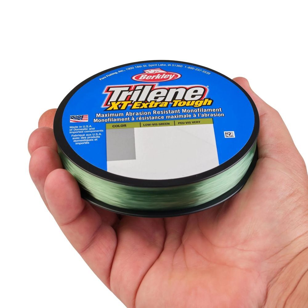 Berkley Trilene XT Low-Vis Green Monofilament Fishing Line, 330-Yd