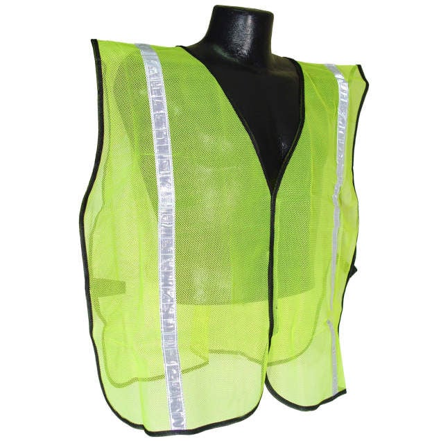 Radians Non Rated Hi-Vis Safety Vests With 1-In Tape, S/XL