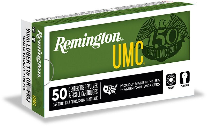 Remington Arms 23720 Centerfire Ammunition 0.9" Height 95 grain