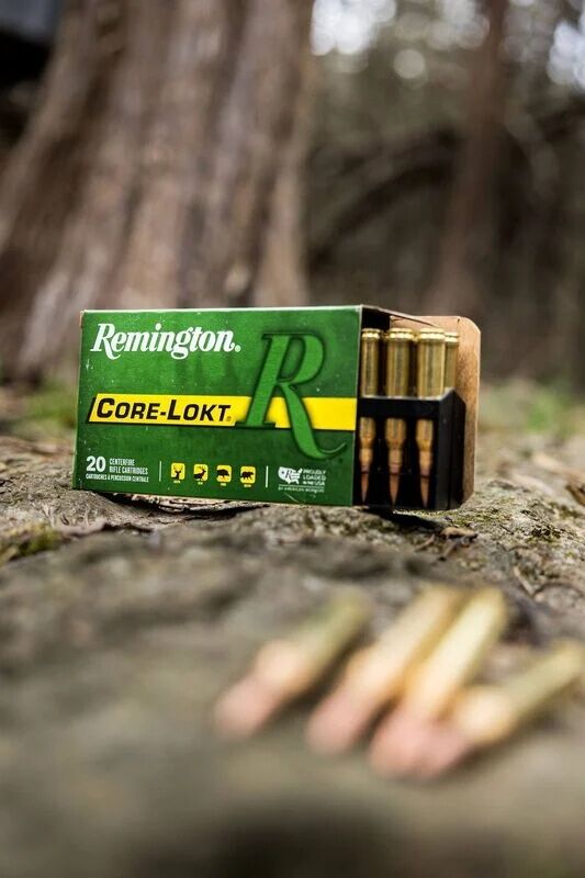 Remington Core-Lokt 7mm-08 Rem Pointed Soft Point Core Lokt Ammunition, 20-Rd
