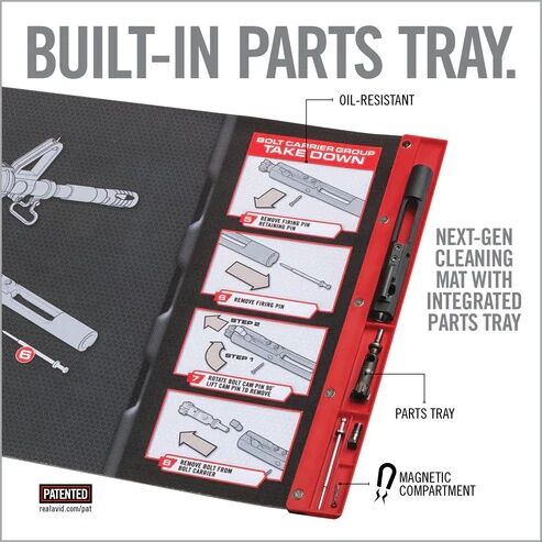 Real Avid Smart Mat AR15 Gun Cleaning Mat, 43-In x 16-In