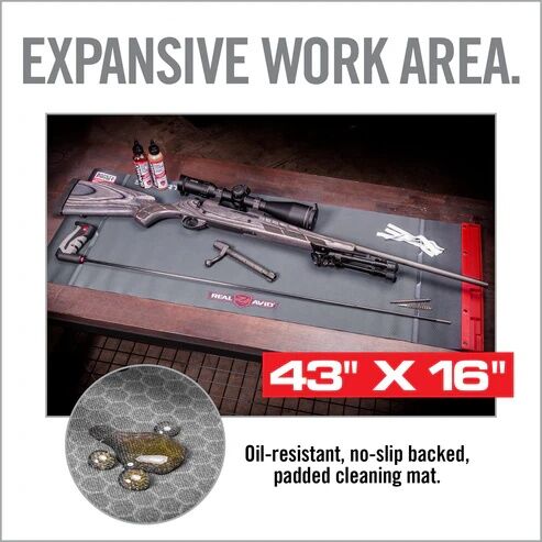 Real Avid Smart Mat Universal Gun Cleaning Mat, 43-In x 16-In