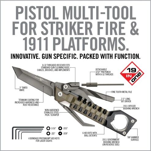 Real Avid The Pistol Tool Tactical Handgun Multi-Tool