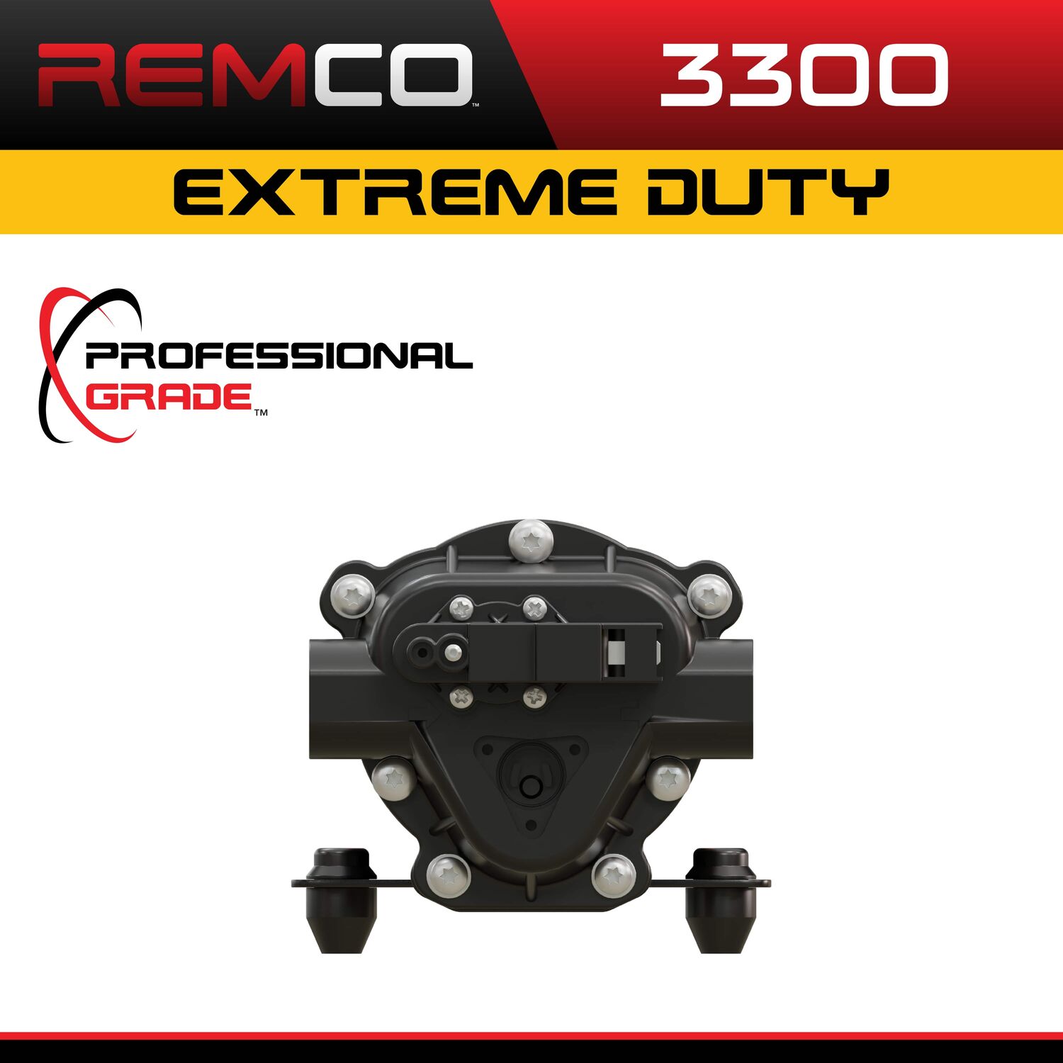 Remco Professional Grade 3300 Extreme Duty Sprayer Pump, 12-V, 2.2-GPM, 60-PSI, 3/8-In FNPT