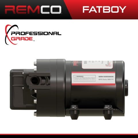 Remco Professional Grade Fatboy Sprayer Pump, 12-V, 7-GPM, 60-PSI, 3/4-In QA Port