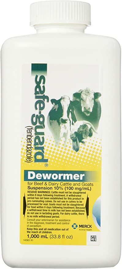 Merck Safe-Guard Dewormer Suspension For Beef, Dairy Cattle And Goats
