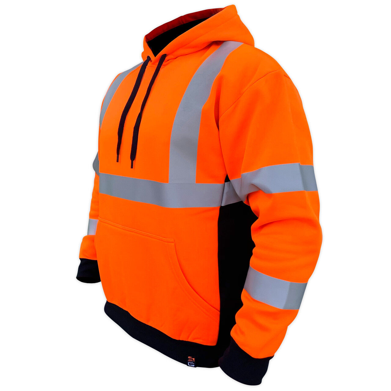 SafetyShirtz Men's SS360° Basic Class 3 Type R Reflective Safety Hoodie in Orange