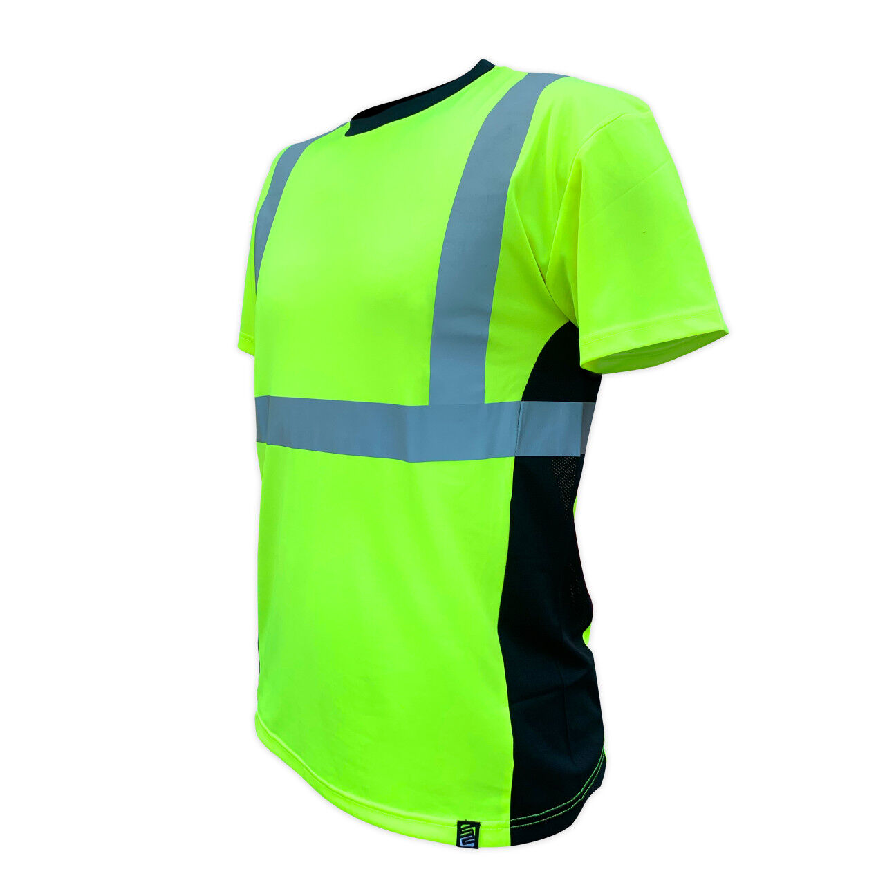 SafetyShirtz Men's S360° Basic Class 2 Type R Reflective Safety Shirt in Lime