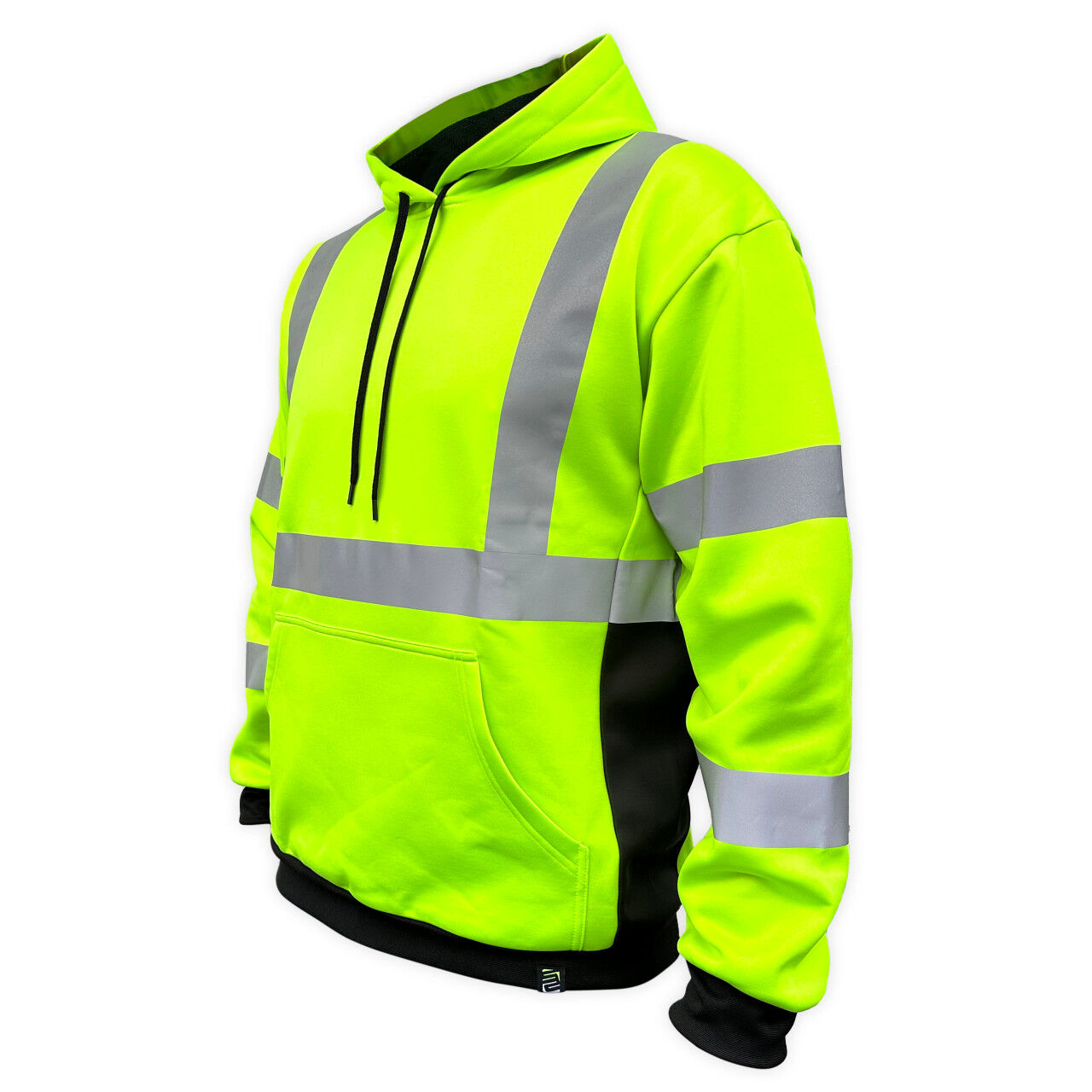 SafetyShirtz Men's SS360° Basic Class 3 Type R Reflective Safety Hoodie in Lime
