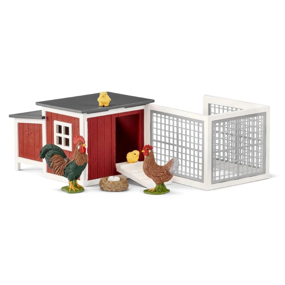 Schleich Chicken Coop Toy