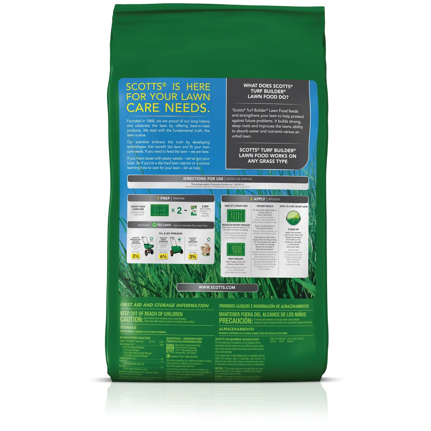 Turf Builder Lawn Food, 12.5-Lb