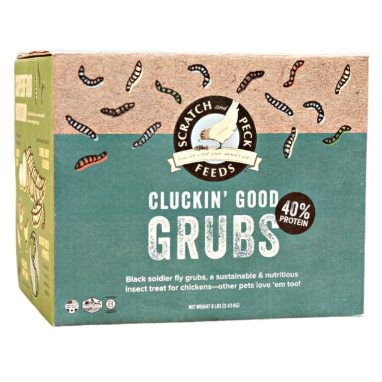 Scratch & Peck Feeds Cluckin' Good Grubs Chicken Feed, 8-Lb