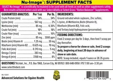 Nu-Image Horse Supplement, 5-Lb