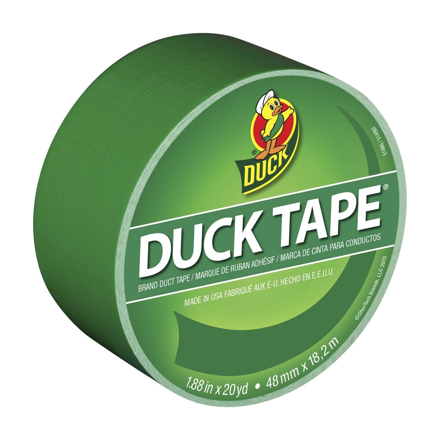 Duck Green Duct Tape, 1.88-In x 20-Yd