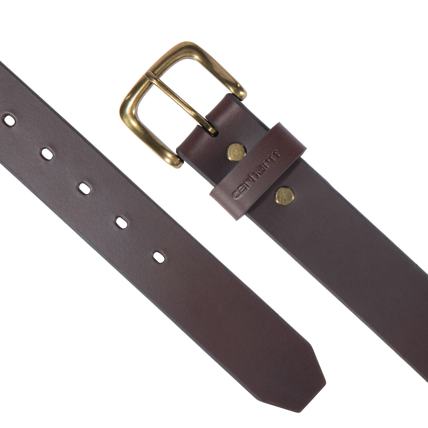 Carhartt Kids' Bridle Leather Classic Buckle Belt