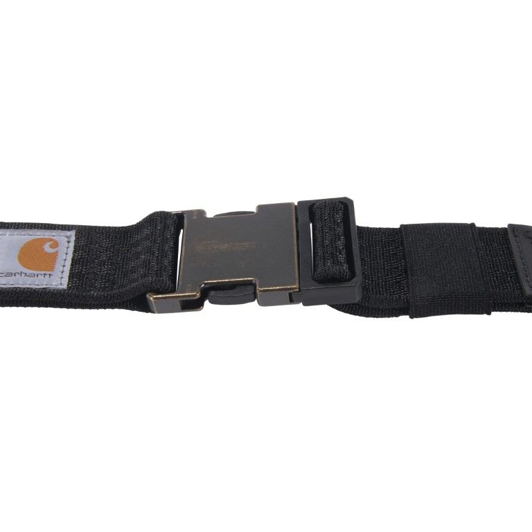 Carhartt Men's Rugged Flex Nylon Webbing Belt in Black