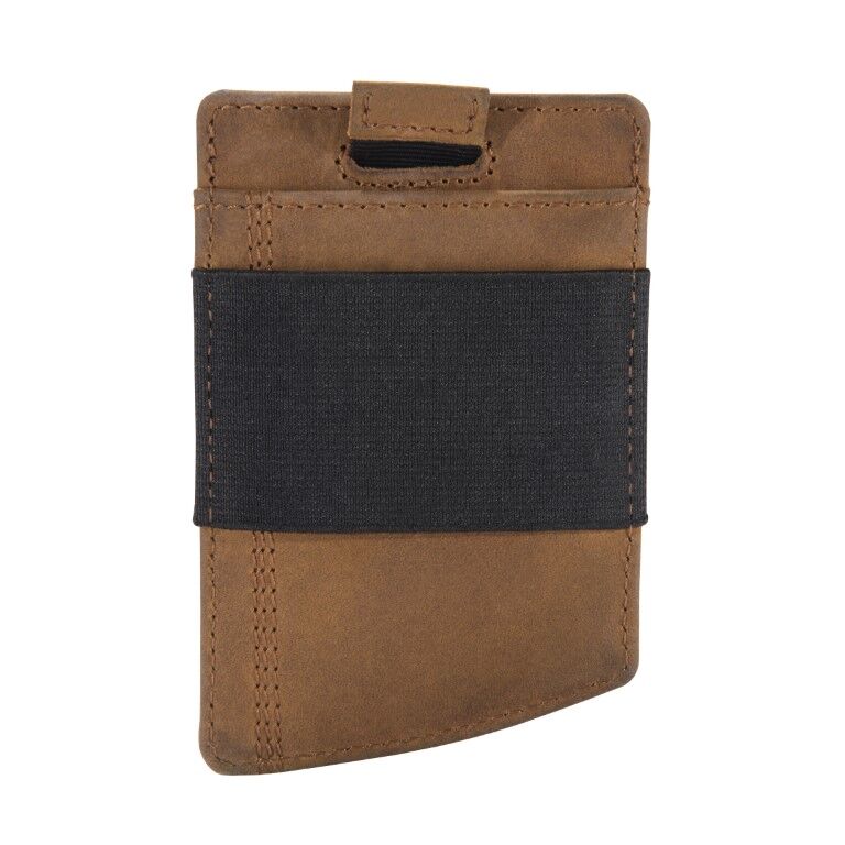 Carhartt Men's Saddle Leather Front Pocket Wallet in Carhartt Brown