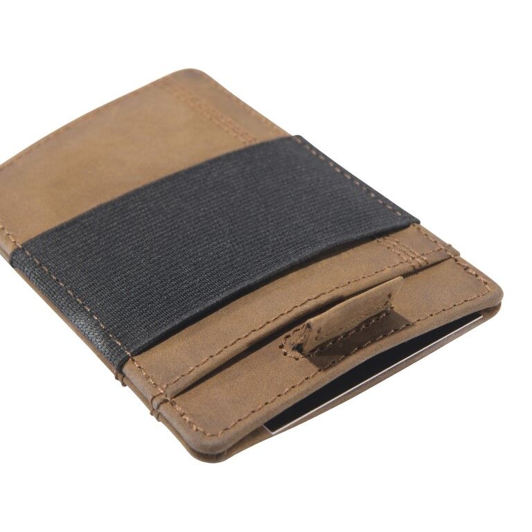 Carhartt Men's Saddle Leather Front Pocket Wallet in Carhartt Brown