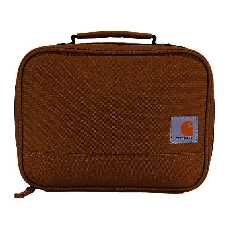 Carhartt Insulated 4 Can Lunch Cooler in Carhartt Brown