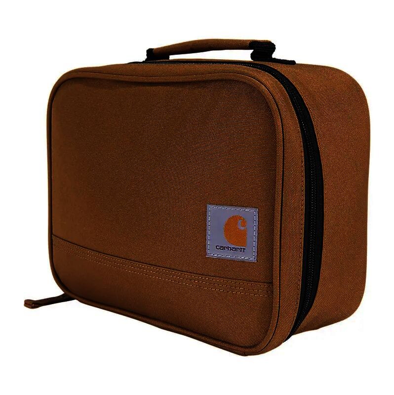 Carhartt Insulated 4 Can Lunch Cooler in Carhartt Brown