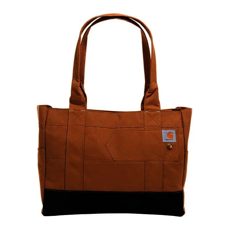 Carhartt Women's Horizontal Zip Tote in Carhartt Brown