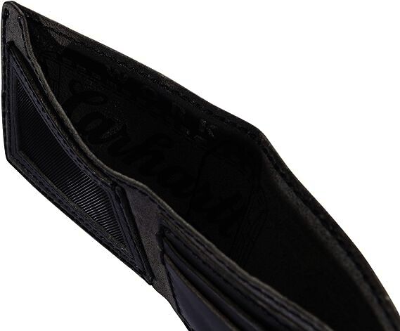 Carhartt Women's Rugged Patina Leather Wallet in Black