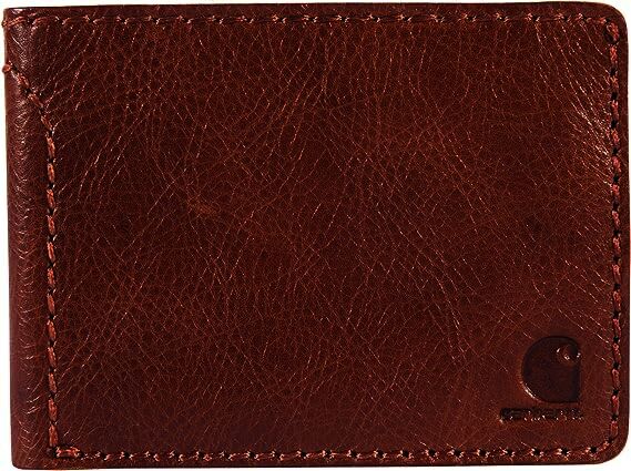 Carhartt Women's Rugged Patina Leather Wallet in Brown