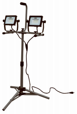 Master Electrician LED Dual-Head Work Light, 6000 Lumens, 64-Watts