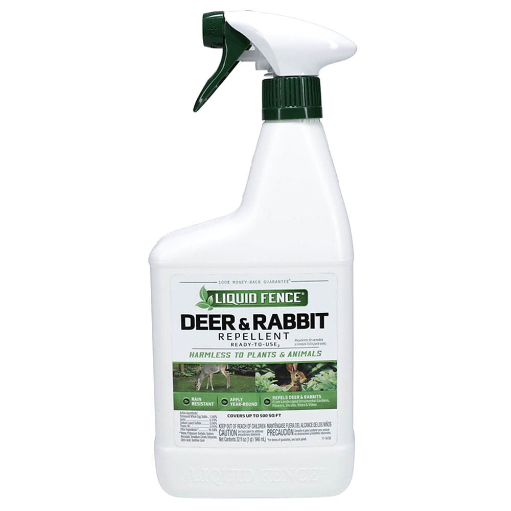 Liquid Fence Deer & Rabbit Repellent Ready-To-Use, 32-Oz