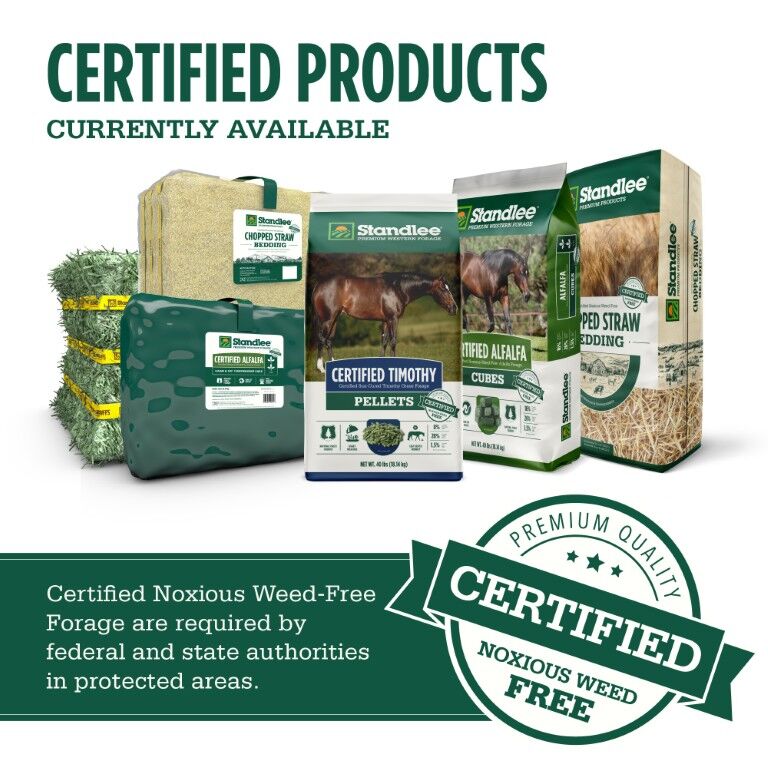 Standlee Premium Products Certified Straw Grab & Go Compressed Bale Animal Bedding, 3.6-Cu Ft