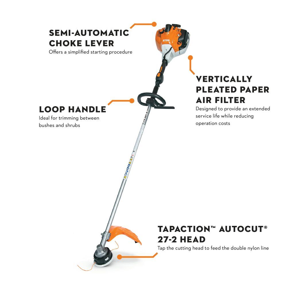 STIHL FS 251 R ElastoStart Gas String Trimmer, 16.5 in.
